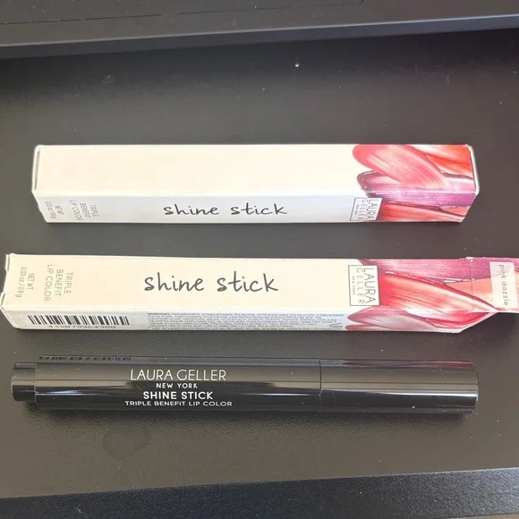 NEW Laura Geller Shine Stick Lip Color - Vibrant Pink Dazzle - Picture 1 of 7